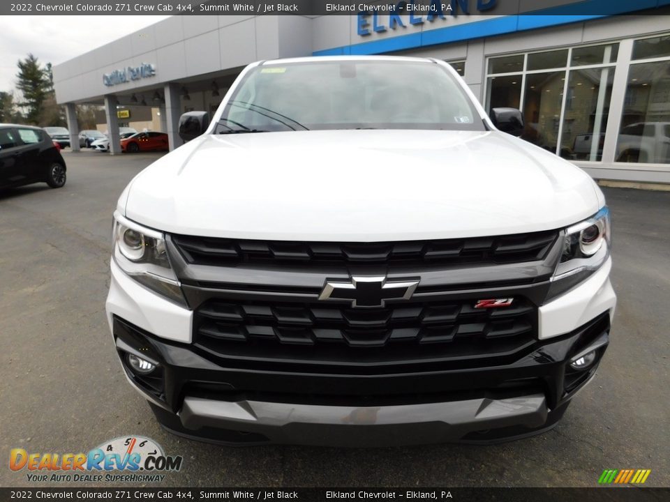 2022 Chevrolet Colorado Z71 Crew Cab 4x4 Summit White / Jet Black Photo #4