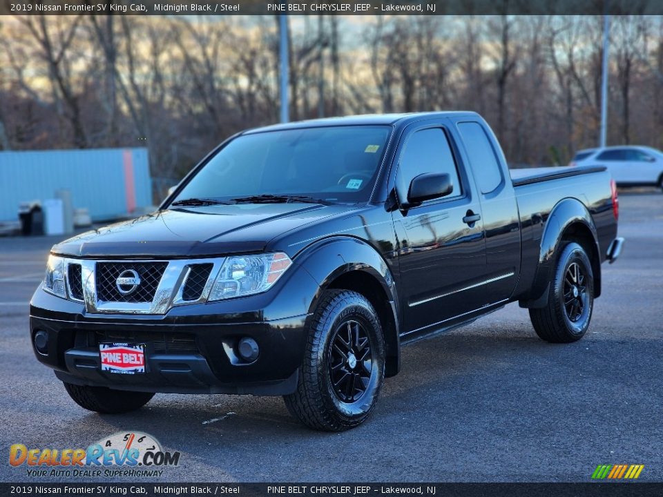 2019 Nissan Frontier SV King Cab Midnight Black / Steel Photo #1