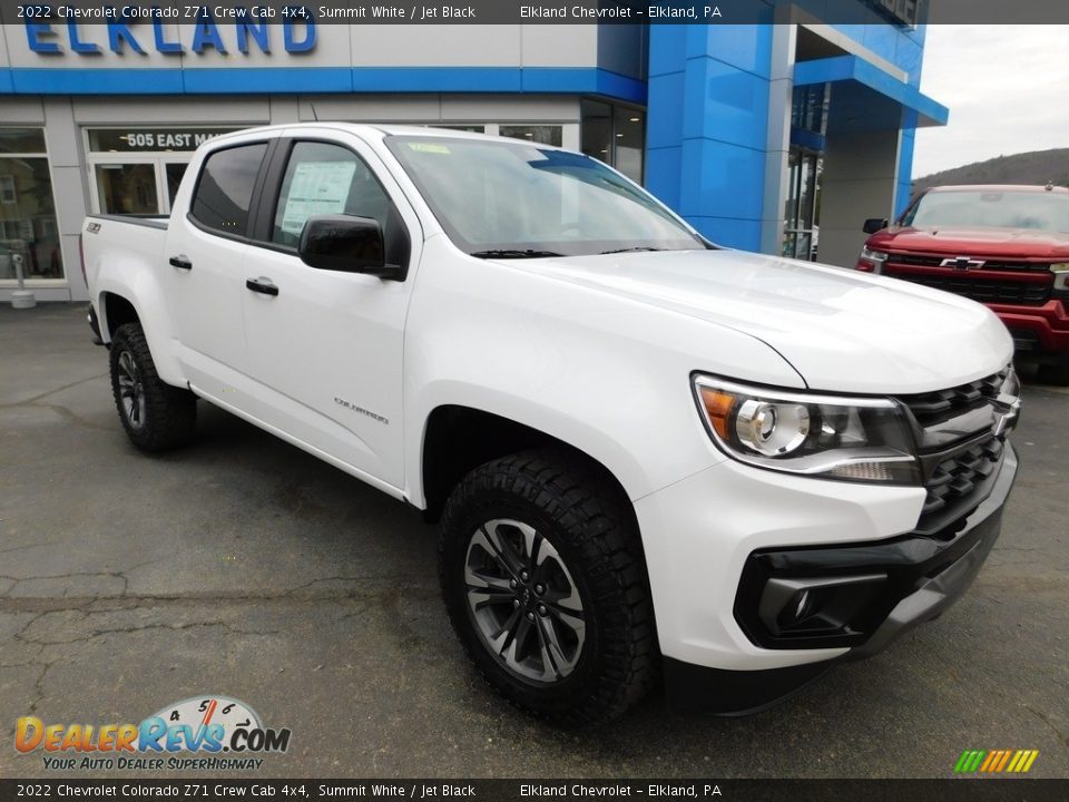 2022 Chevrolet Colorado Z71 Crew Cab 4x4 Summit White / Jet Black Photo #5