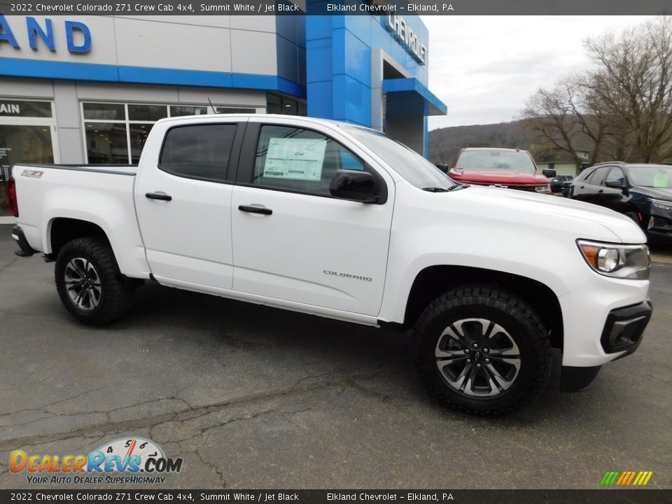 2022 Chevrolet Colorado Z71 Crew Cab 4x4 Summit White / Jet Black Photo #6