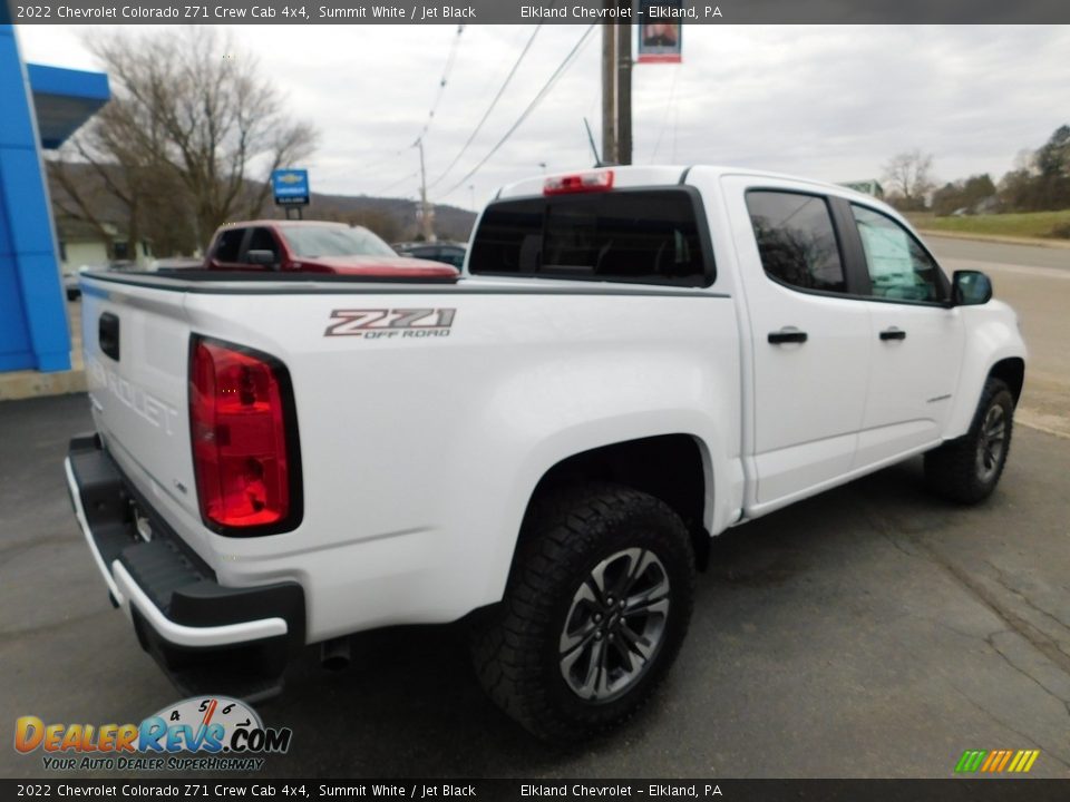 2022 Chevrolet Colorado Z71 Crew Cab 4x4 Summit White / Jet Black Photo #8