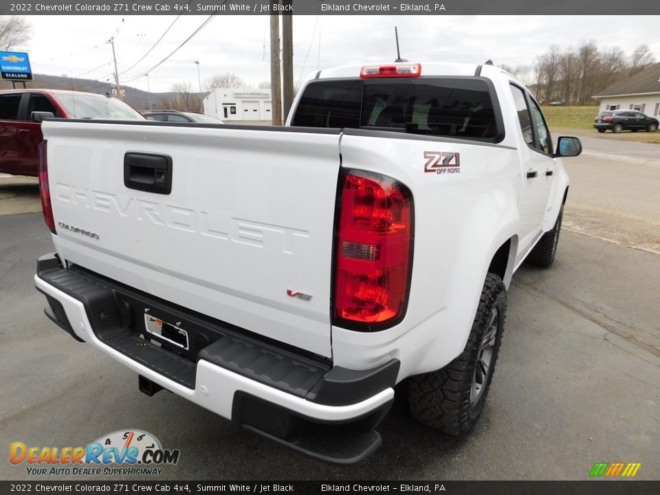 2022 Chevrolet Colorado Z71 Crew Cab 4x4 Summit White / Jet Black Photo #9