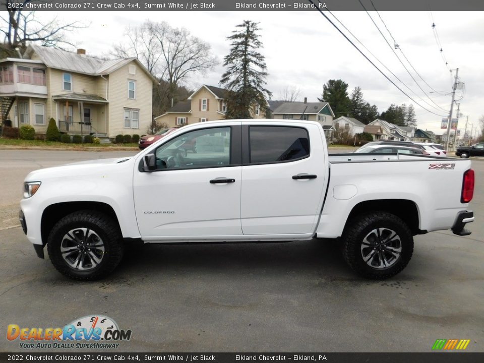 2022 Chevrolet Colorado Z71 Crew Cab 4x4 Summit White / Jet Black Photo #12