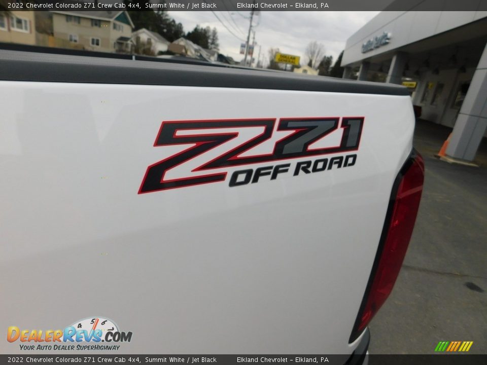 2022 Chevrolet Colorado Z71 Crew Cab 4x4 Summit White / Jet Black Photo #16