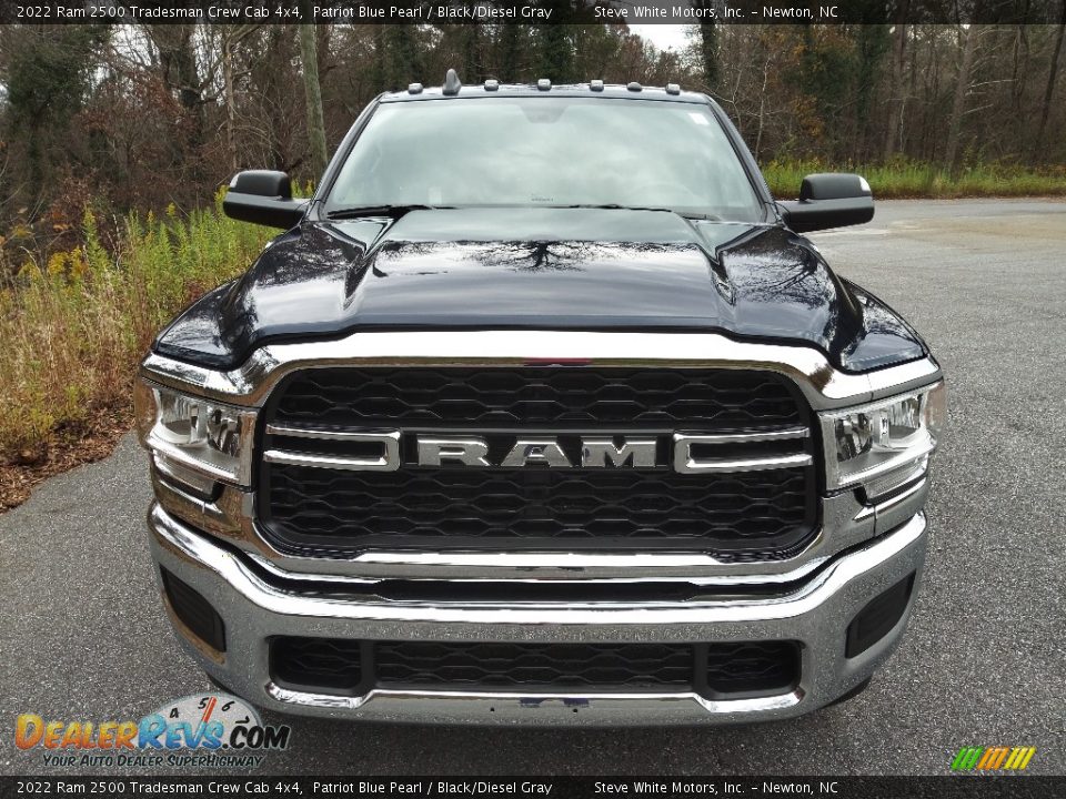 2022 Ram 2500 Tradesman Crew Cab 4x4 Patriot Blue Pearl / Black/Diesel Gray Photo #3