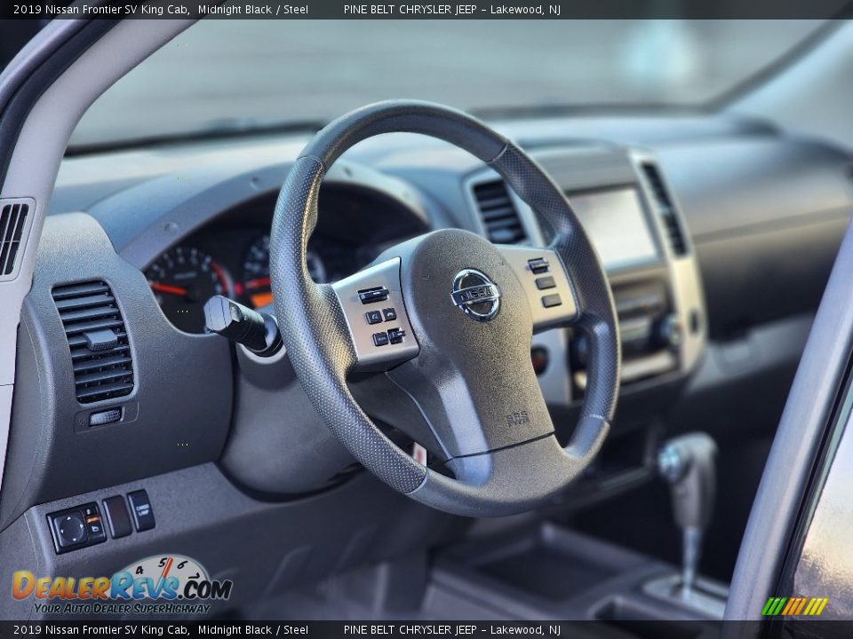 2019 Nissan Frontier SV King Cab Midnight Black / Steel Photo #28