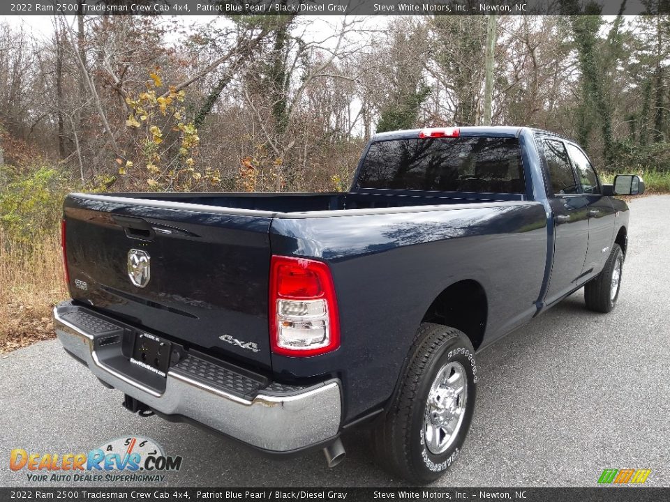 2022 Ram 2500 Tradesman Crew Cab 4x4 Patriot Blue Pearl / Black/Diesel Gray Photo #6