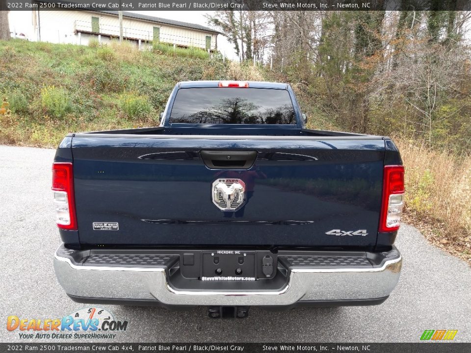 2022 Ram 2500 Tradesman Crew Cab 4x4 Patriot Blue Pearl / Black/Diesel Gray Photo #7