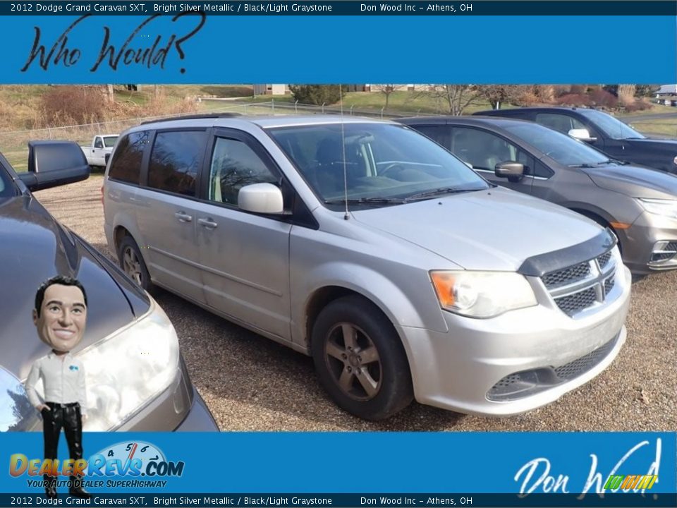 2012 Dodge Grand Caravan SXT Bright Silver Metallic / Black/Light Graystone Photo #1