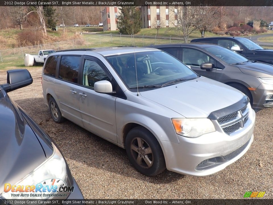 2012 Dodge Grand Caravan SXT Bright Silver Metallic / Black/Light Graystone Photo #2