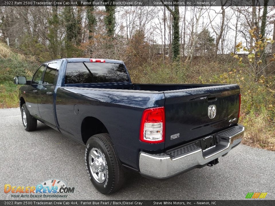 2022 Ram 2500 Tradesman Crew Cab 4x4 Patriot Blue Pearl / Black/Diesel Gray Photo #9