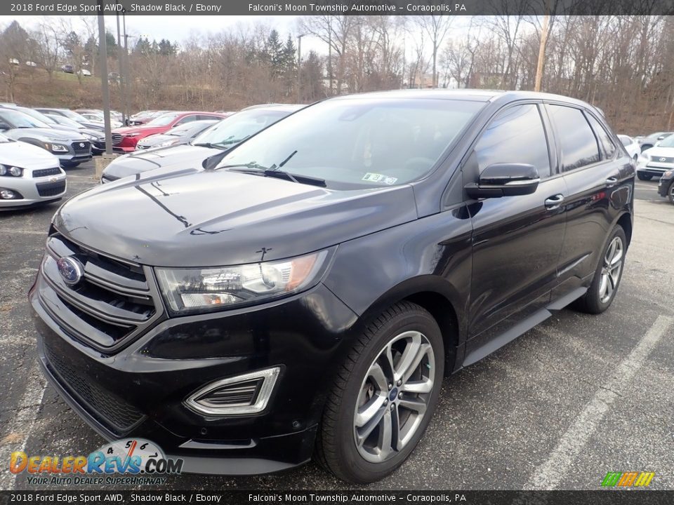 2018 Ford Edge Sport AWD Shadow Black / Ebony Photo #1