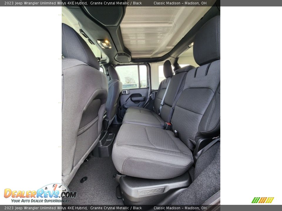 2023 Jeep Wrangler Unlimited Willys 4XE Hybrid Granite Crystal Metallic / Black Photo #3
