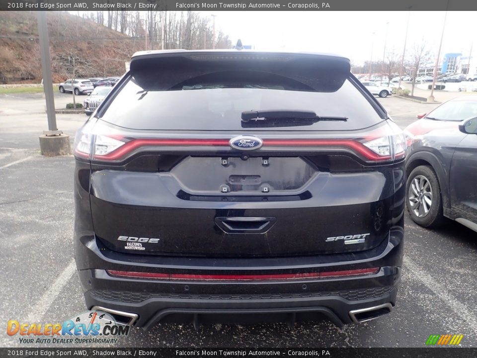 2018 Ford Edge Sport AWD Shadow Black / Ebony Photo #3