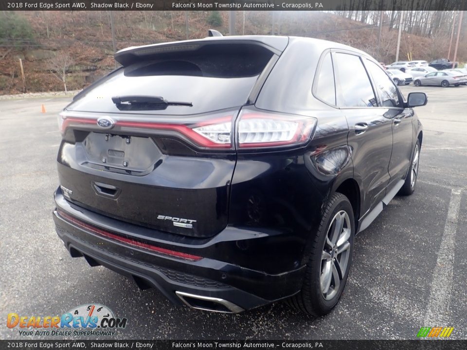 2018 Ford Edge Sport AWD Shadow Black / Ebony Photo #4