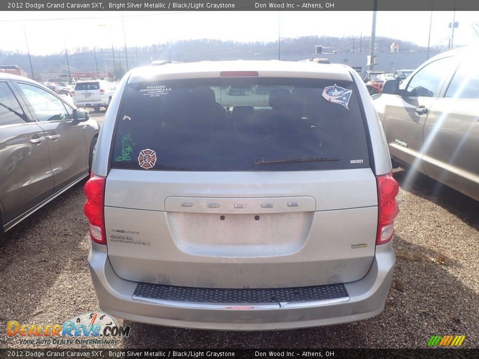 2012 Dodge Grand Caravan SXT Bright Silver Metallic / Black/Light Graystone Photo #9