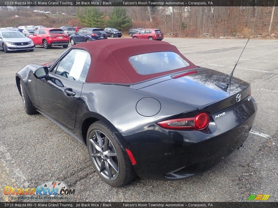 2018 Mazda MX-5 Miata Grand Touring Jet Black Mica / Black Photo #2