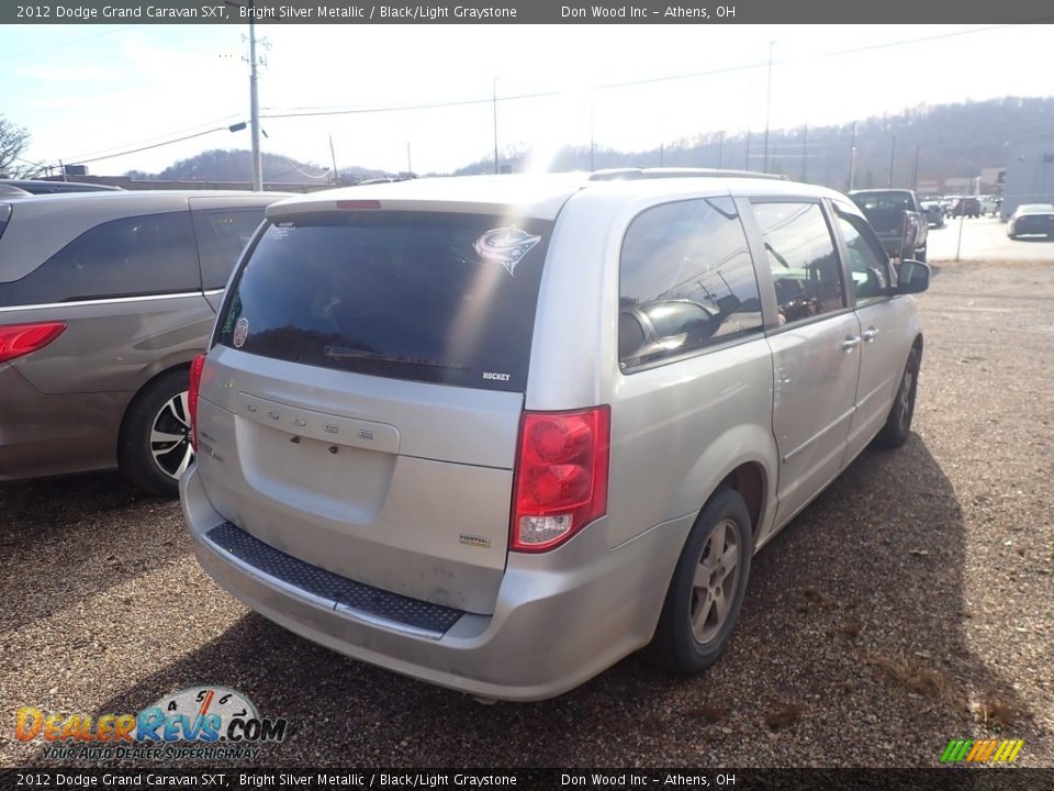 2012 Dodge Grand Caravan SXT Bright Silver Metallic / Black/Light Graystone Photo #10