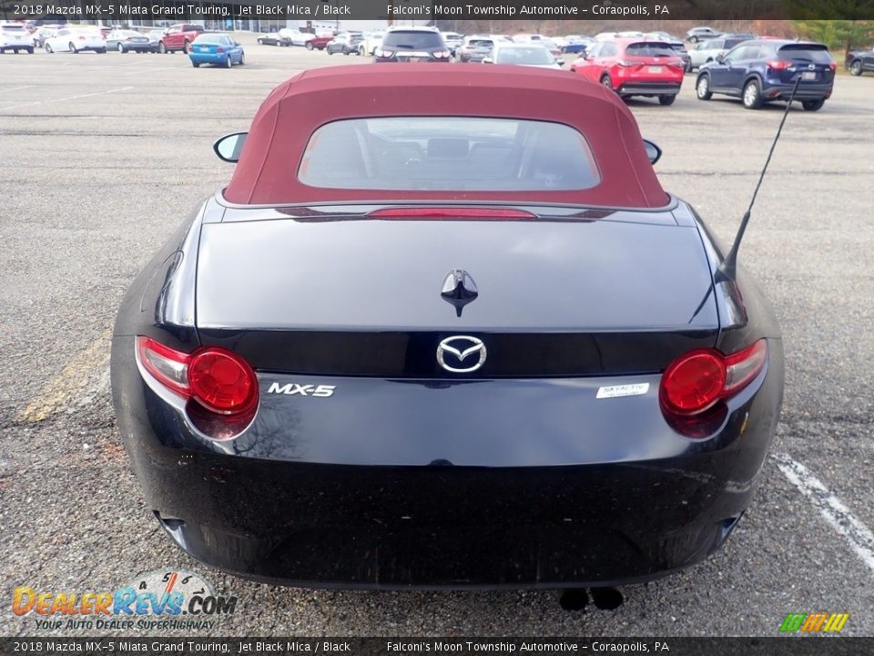 2018 Mazda MX-5 Miata Grand Touring Jet Black Mica / Black Photo #3