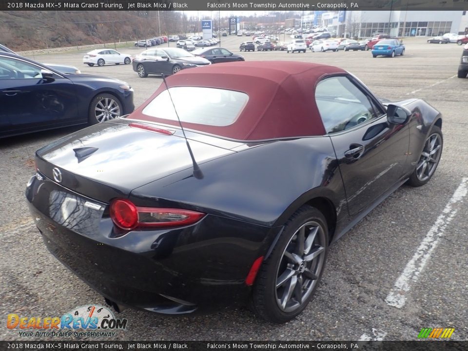 2018 Mazda MX-5 Miata Grand Touring Jet Black Mica / Black Photo #4