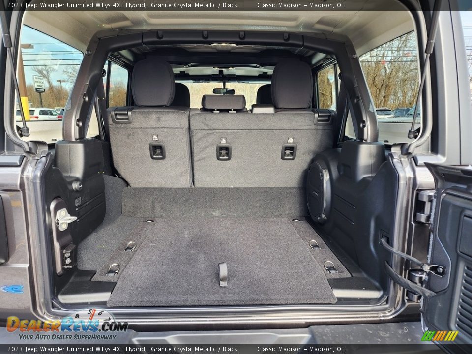2023 Jeep Wrangler Unlimited Willys 4XE Hybrid Granite Crystal Metallic / Black Photo #11