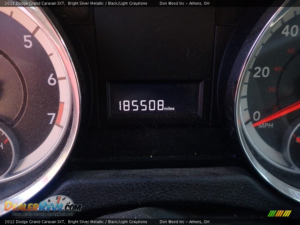 2012 Dodge Grand Caravan SXT Bright Silver Metallic / Black/Light Graystone Photo #12