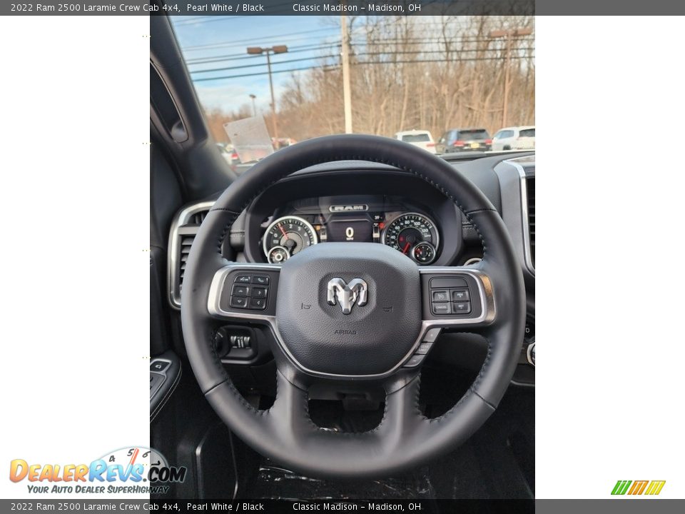 2022 Ram 2500 Laramie Crew Cab 4x4 Pearl White / Black Photo #5