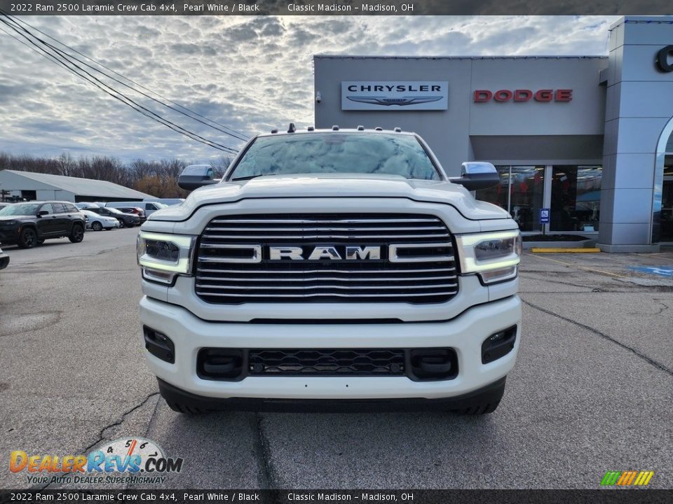 2022 Ram 2500 Laramie Crew Cab 4x4 Pearl White / Black Photo #7