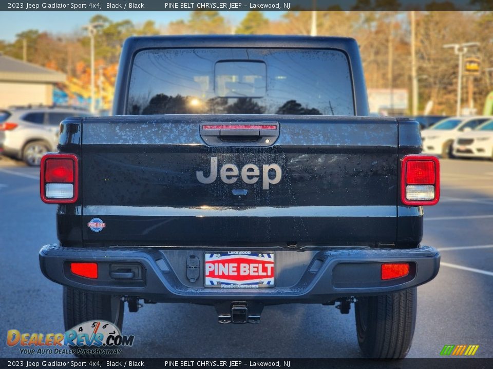 2023 Jeep Gladiator Sport 4x4 Black / Black Photo #6