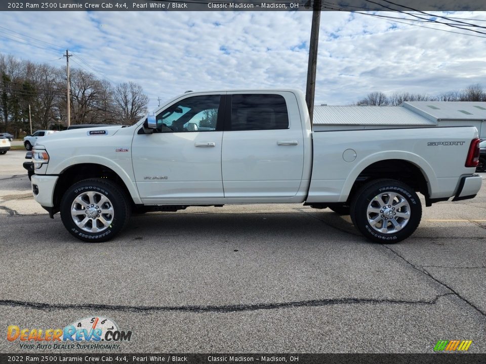 2022 Ram 2500 Laramie Crew Cab 4x4 Pearl White / Black Photo #8
