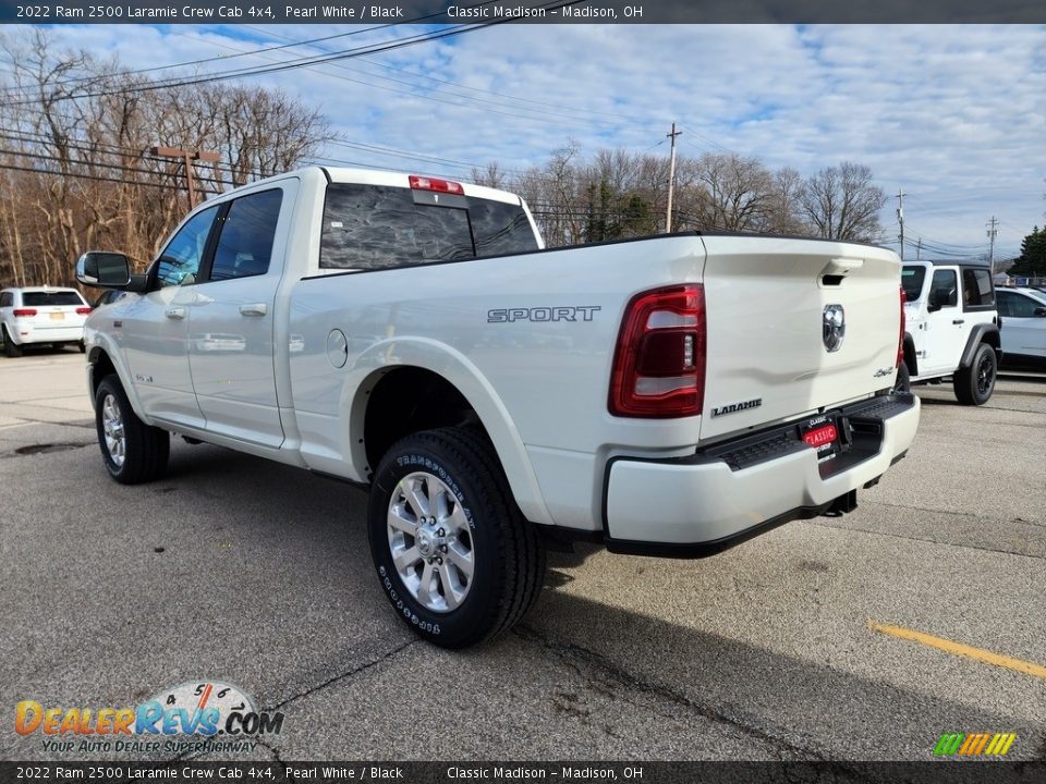 2022 Ram 2500 Laramie Crew Cab 4x4 Pearl White / Black Photo #9