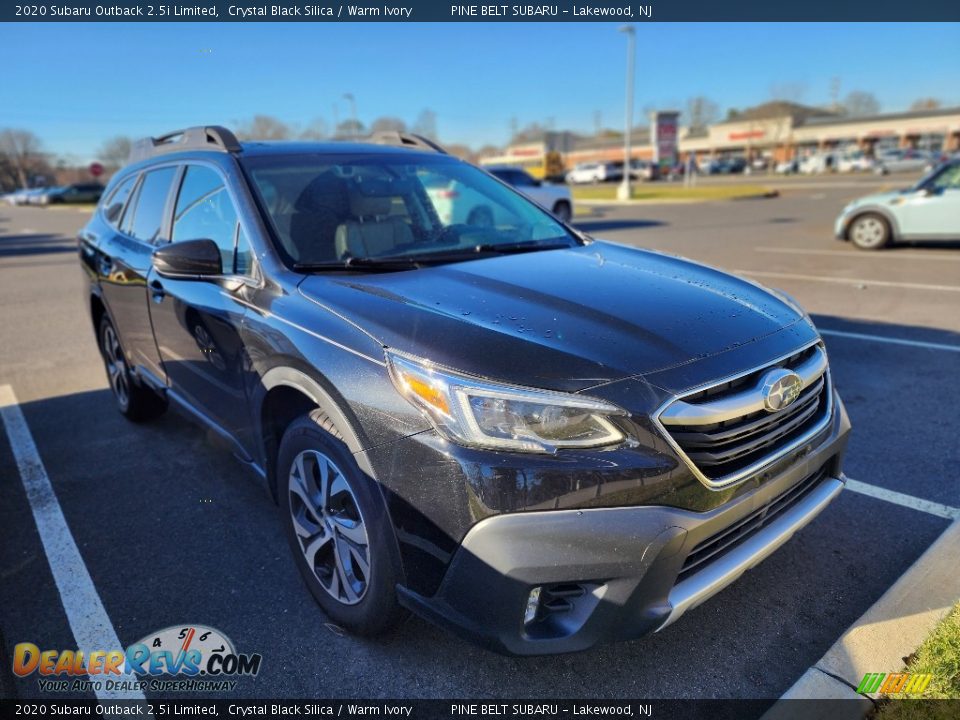2020 Subaru Outback 2.5i Limited Crystal Black Silica / Warm Ivory Photo #2