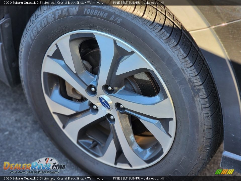 2020 Subaru Outback 2.5i Limited Crystal Black Silica / Warm Ivory Photo #3