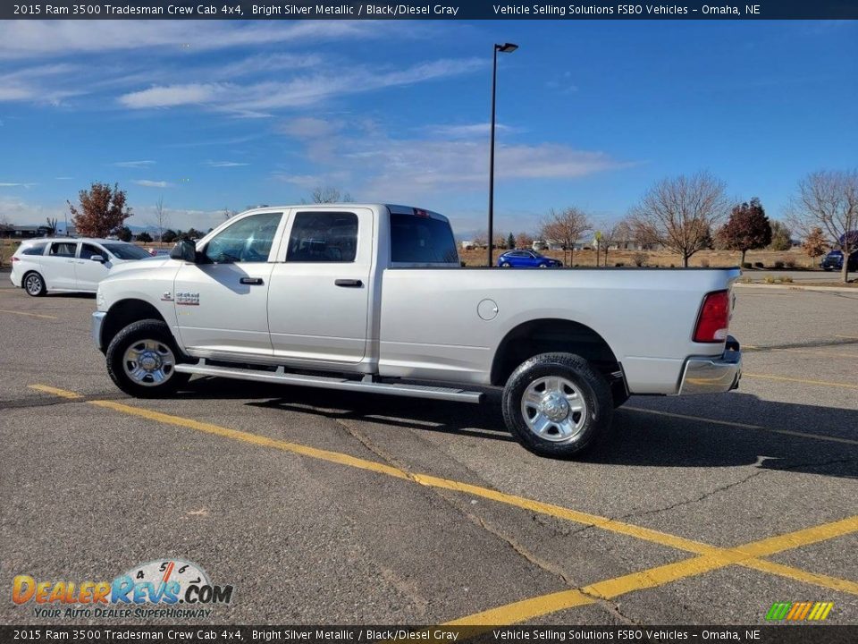 Bright Silver Metallic 2015 Ram 3500 Tradesman Crew Cab 4x4 Photo #2