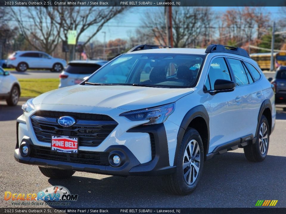 2023 Subaru Outback 2.5i Crystal White Pearl / Slate Black Photo #1