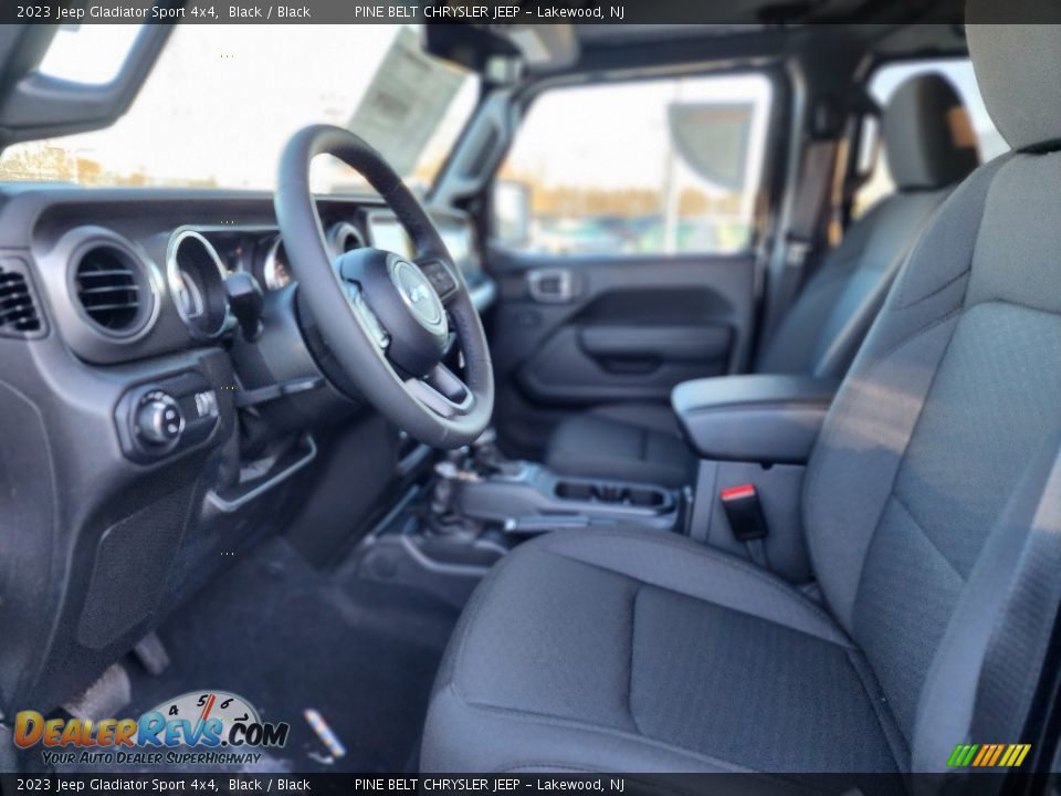 2023 Jeep Gladiator Sport 4x4 Black / Black Photo #14