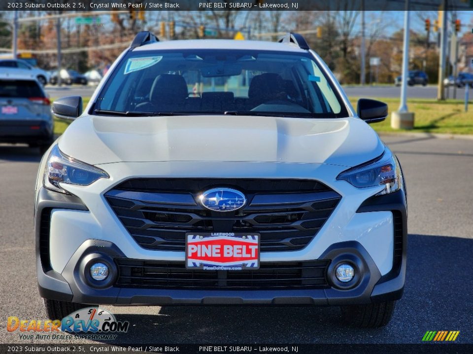 2023 Subaru Outback 2.5i Crystal White Pearl / Slate Black Photo #2