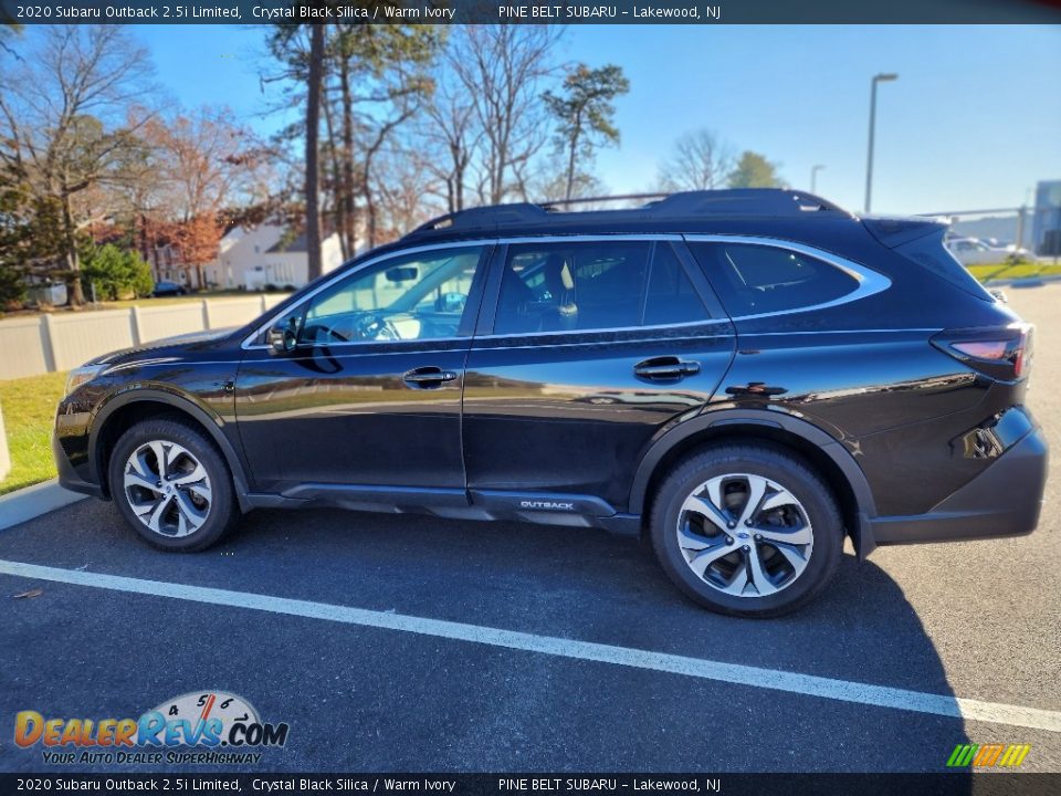 2020 Subaru Outback 2.5i Limited Crystal Black Silica / Warm Ivory Photo #8