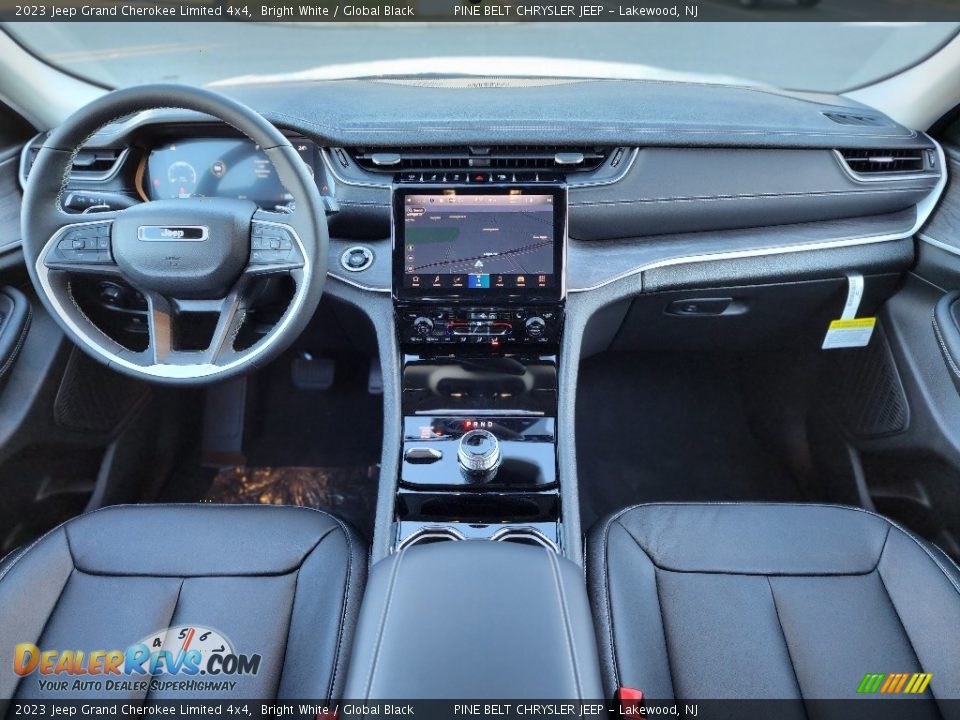 2023 Jeep Grand Cherokee Limited 4x4 Bright White / Global Black Photo #9