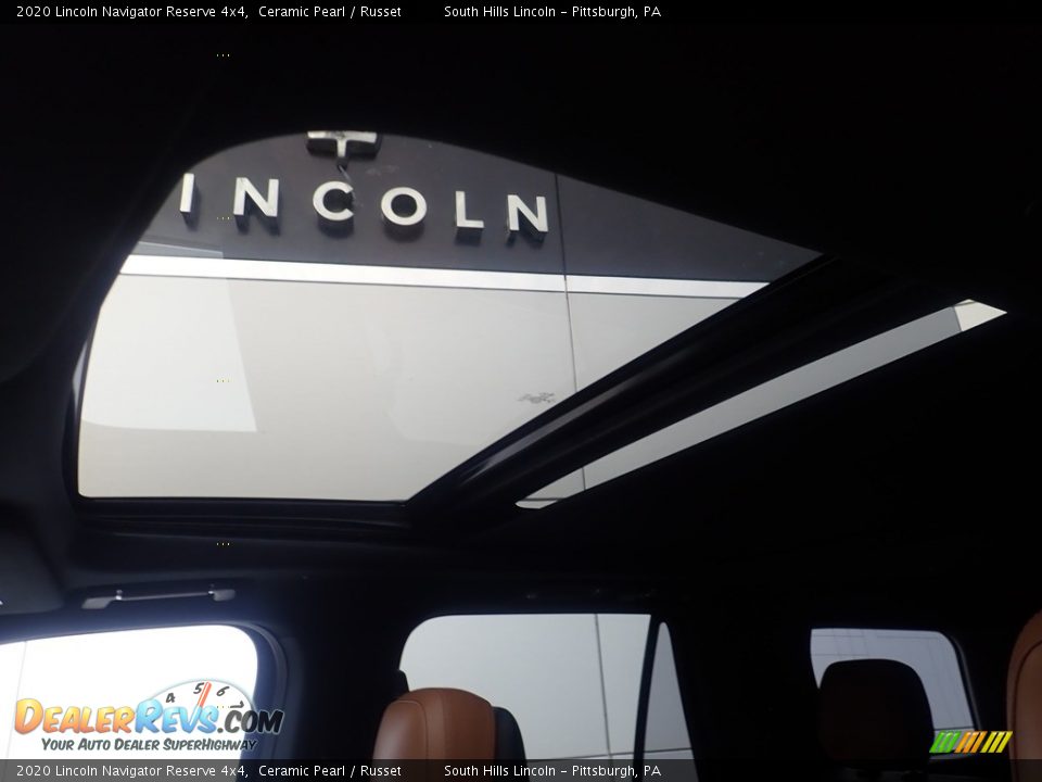 2020 Lincoln Navigator Reserve 4x4 Ceramic Pearl / Russet Photo #20