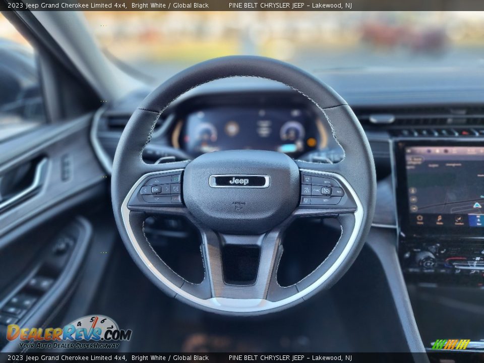 2023 Jeep Grand Cherokee Limited 4x4 Bright White / Global Black Photo #13