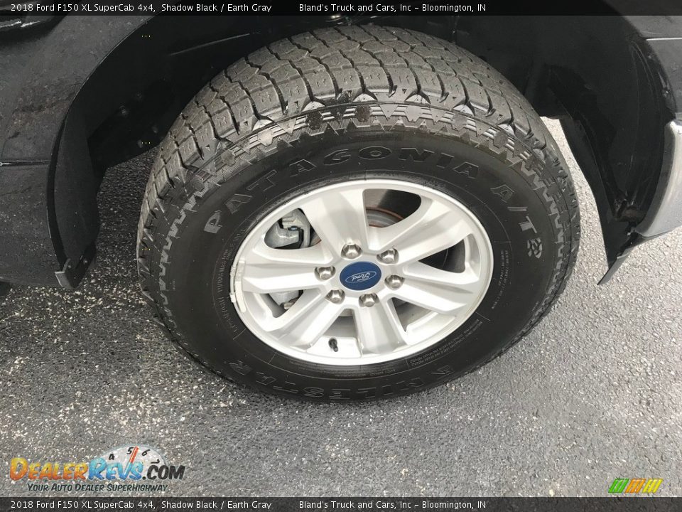 2018 Ford F150 XL SuperCab 4x4 Shadow Black / Earth Gray Photo #28