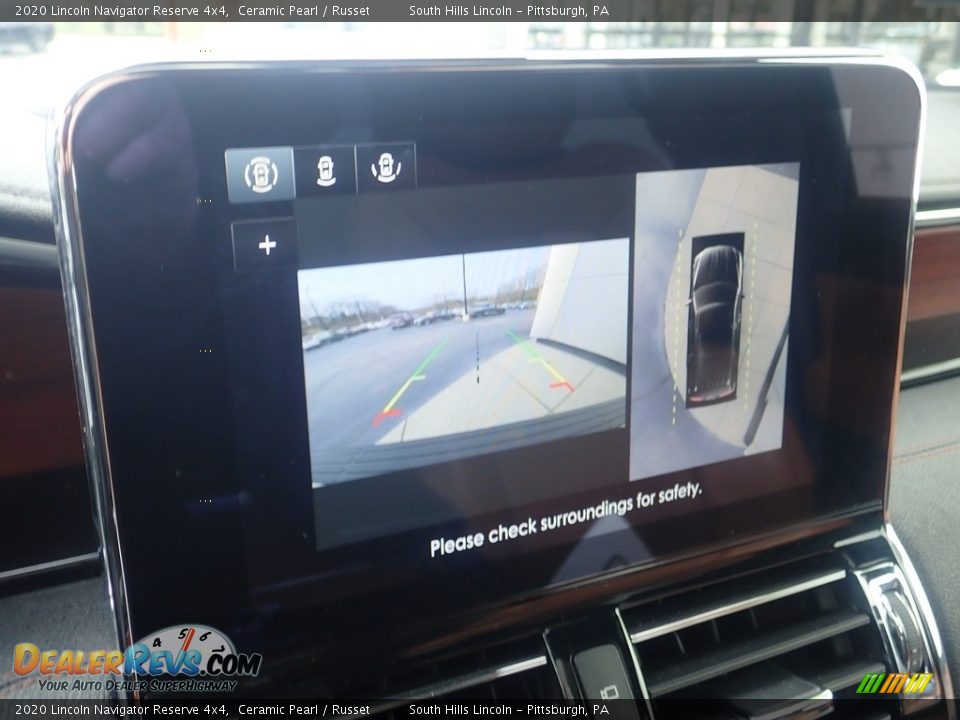 2020 Lincoln Navigator Reserve 4x4 Ceramic Pearl / Russet Photo #25