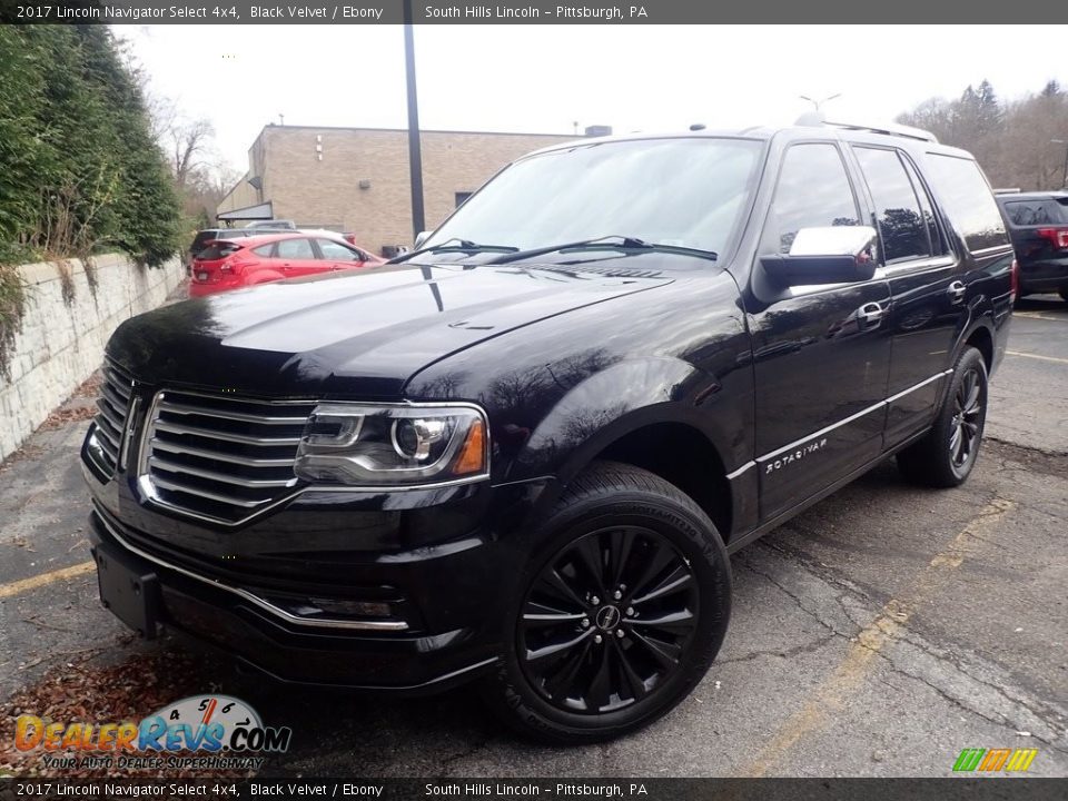 2017 Lincoln Navigator Select 4x4 Black Velvet / Ebony Photo #1