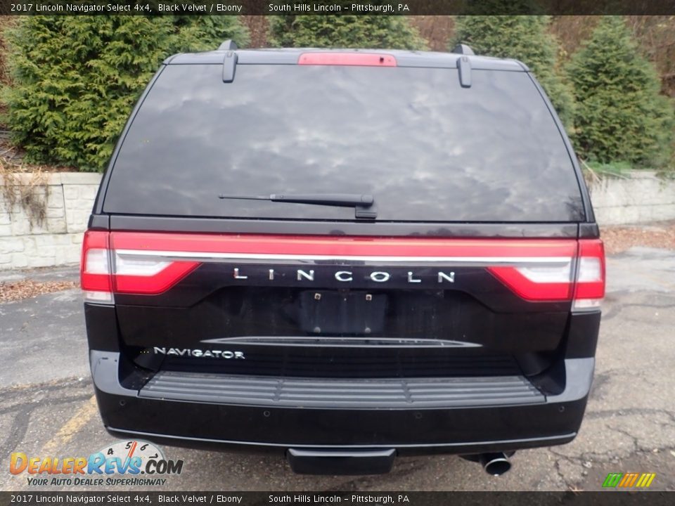 2017 Lincoln Navigator Select 4x4 Black Velvet / Ebony Photo #4