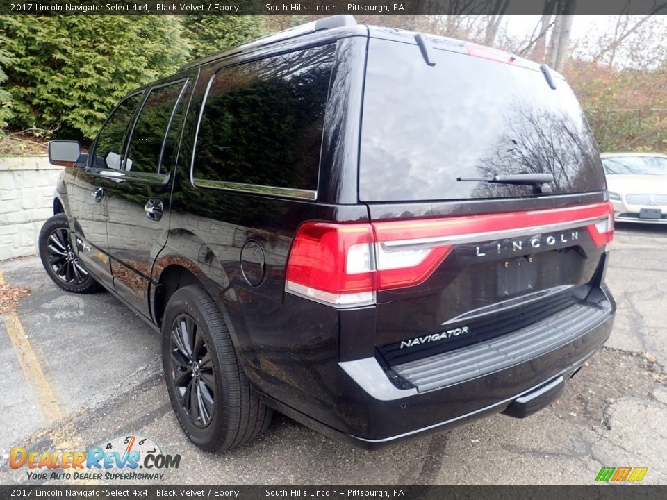 2017 Lincoln Navigator Select 4x4 Black Velvet / Ebony Photo #5