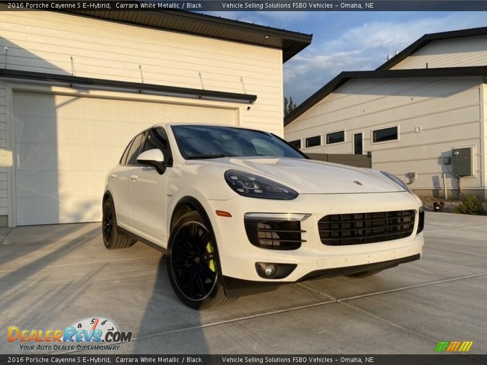 Carrara White Metallic 2016 Porsche Cayenne S E-Hybrid Photo #3