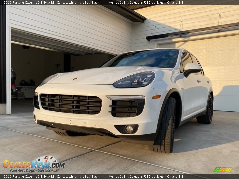 2016 Porsche Cayenne S E-Hybrid Carrara White Metallic / Black Photo #6