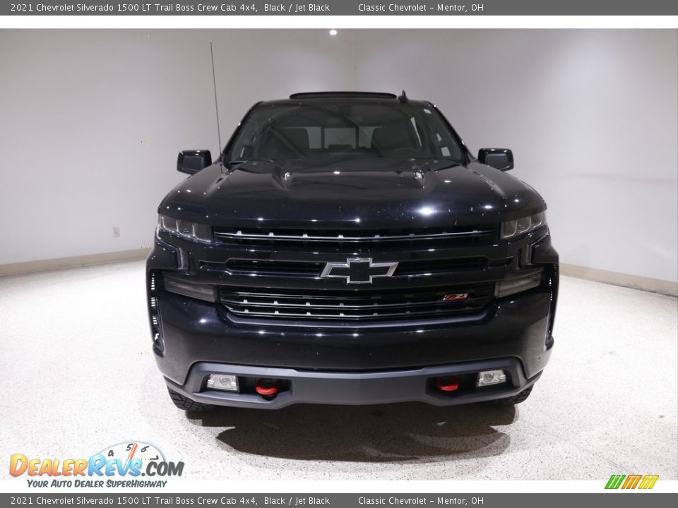 2021 Chevrolet Silverado 1500 LT Trail Boss Crew Cab 4x4 Black / Jet Black Photo #2