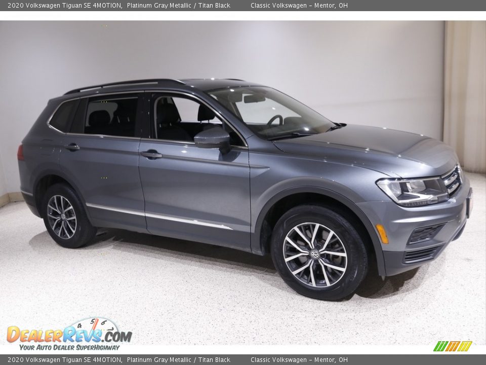 Platinum Gray Metallic 2020 Volkswagen Tiguan SE 4MOTION Photo #1